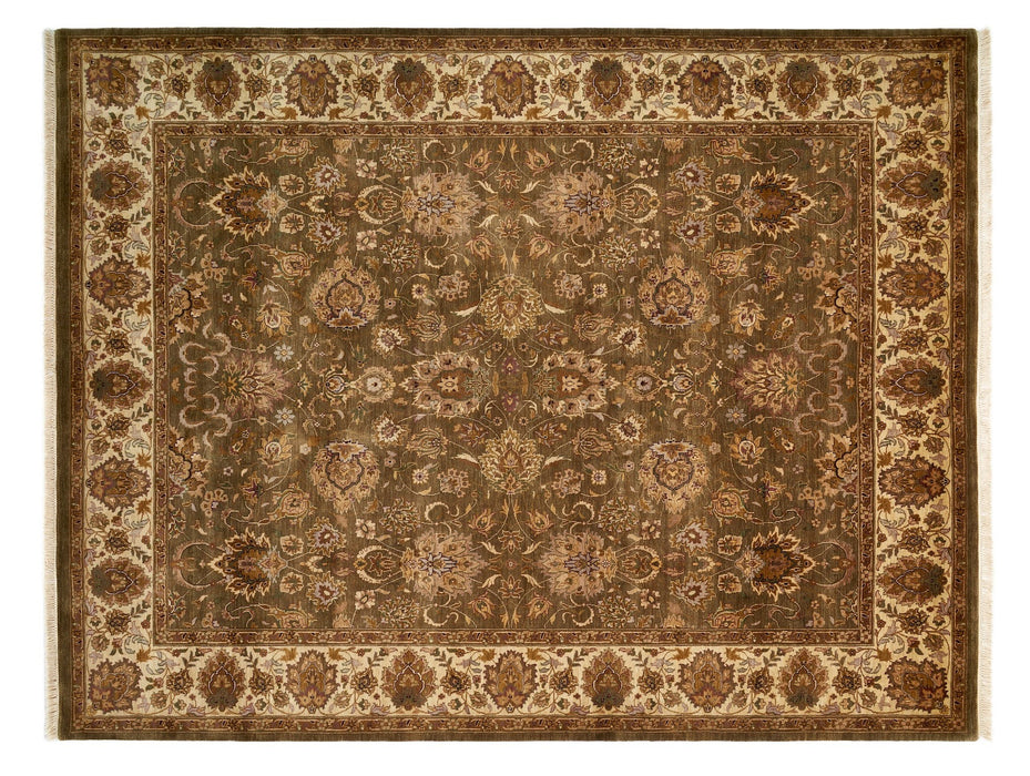 Premiere 9x12 Olive/Beige Wool