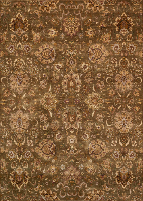 Premiere 9x12 Olive/Beige Wool