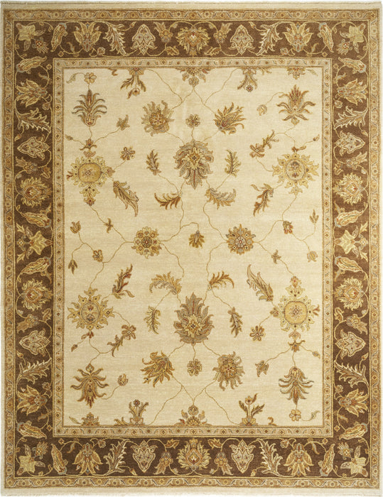 Impressions 8x10 Beige/Brown Wool
