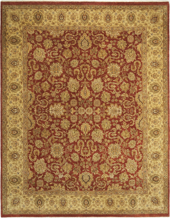 Elegance 8x10 Red/Gold Wool