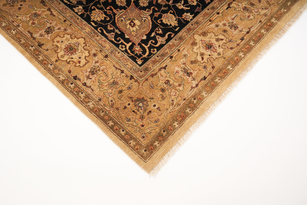 Elegance 4x6 Ivory/Gold Ghazni and Argentinian Highland Wool