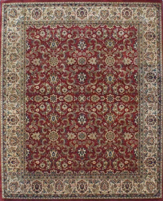 8x8 Premiere Red-Beige Wool