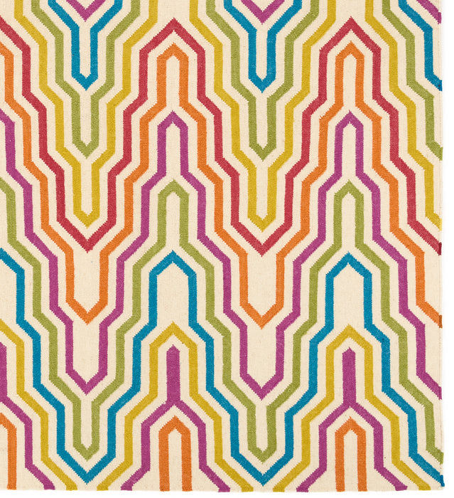 Cable Rainbow Wool 6x9