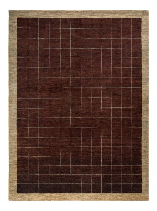 Chuk Palu 9x12 Chocolate and Beige Ghazni Wool
