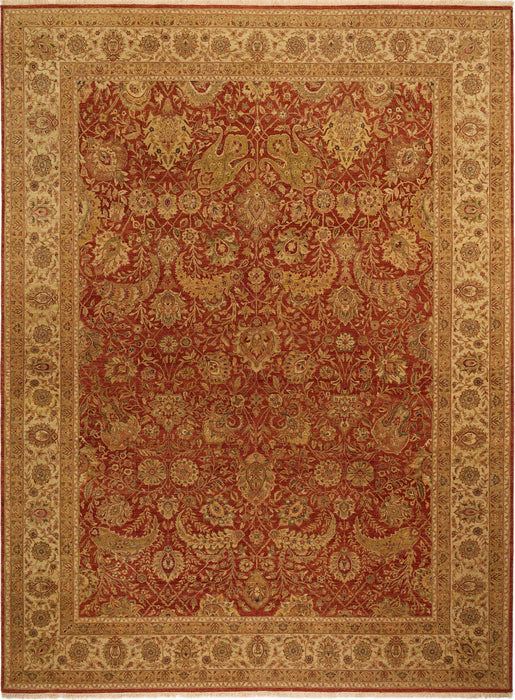 Haji Jalili 9x12 Rust/Beige Ghazni Wool