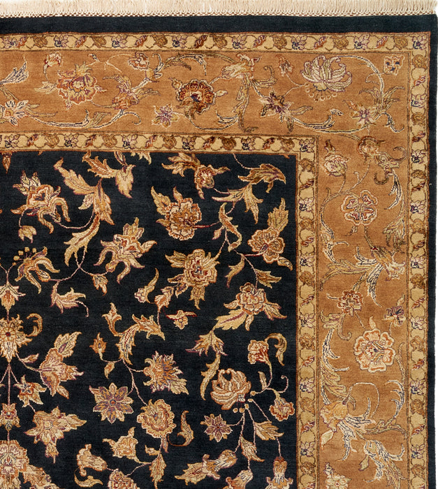 Reflections 9x12 Black/Gold Wool and Chinese Silk Embossed