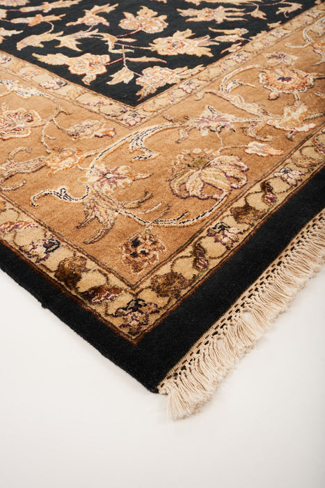 Reflections 9x12 Black/Gold Wool and Chinese Silk Embossed