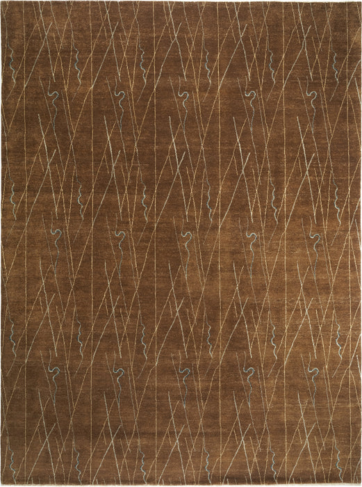 Impressions 9x12 Brown/Blue Australian Wool