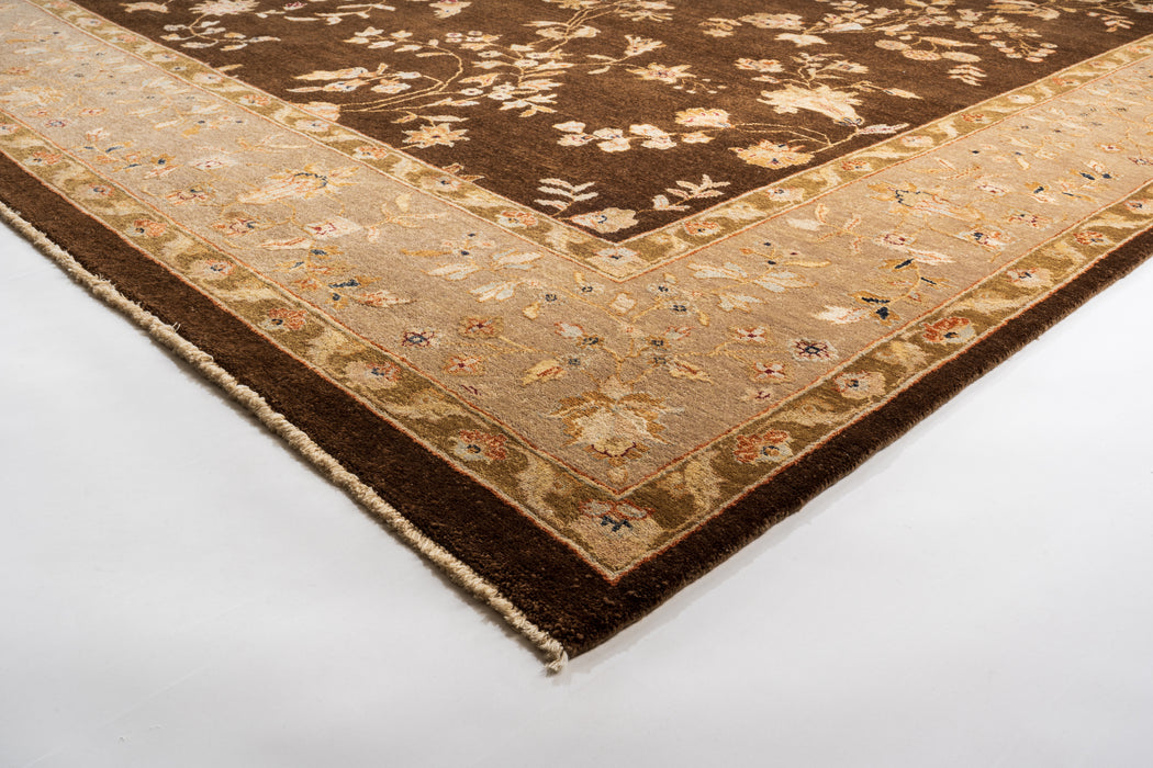 Reflections 9x12 Brown/Beige Raw Silk