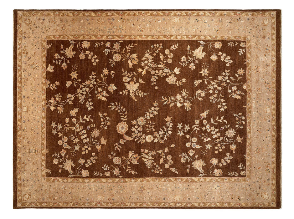 Reflections 9x12 Brown/Beige Raw Silk