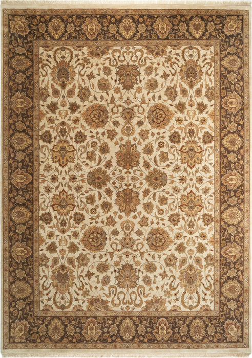 9x12 Premiere Ivory/Brown Wool