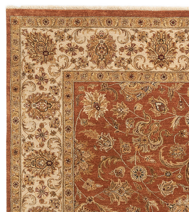 Elegance 9x12 Rust/Ivory Ghazni Wool