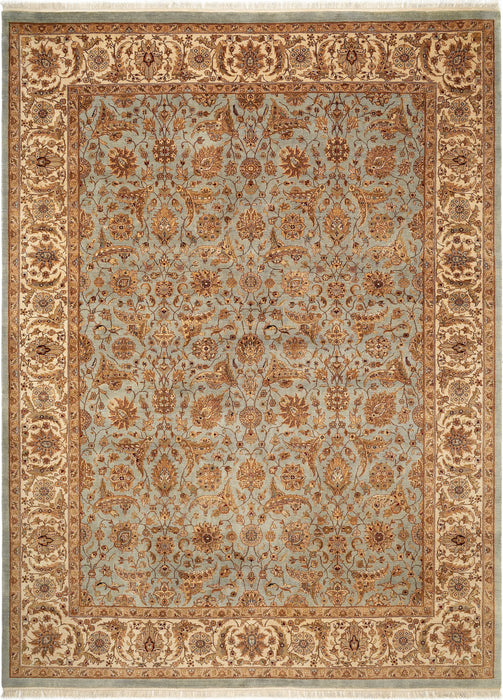 Premiere 9x12 Light Blue/Ivory Wool