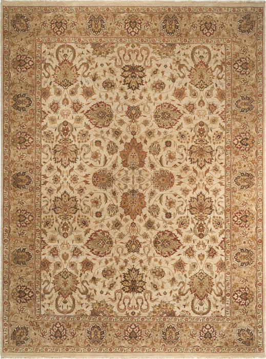 Elegance 8x10 Ivory/Beige Ghazni Wool