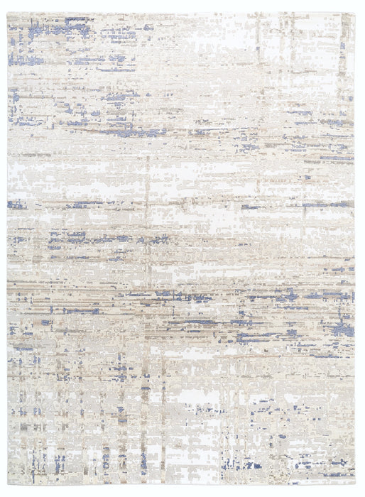 Marble 3x5 Off White/Blue