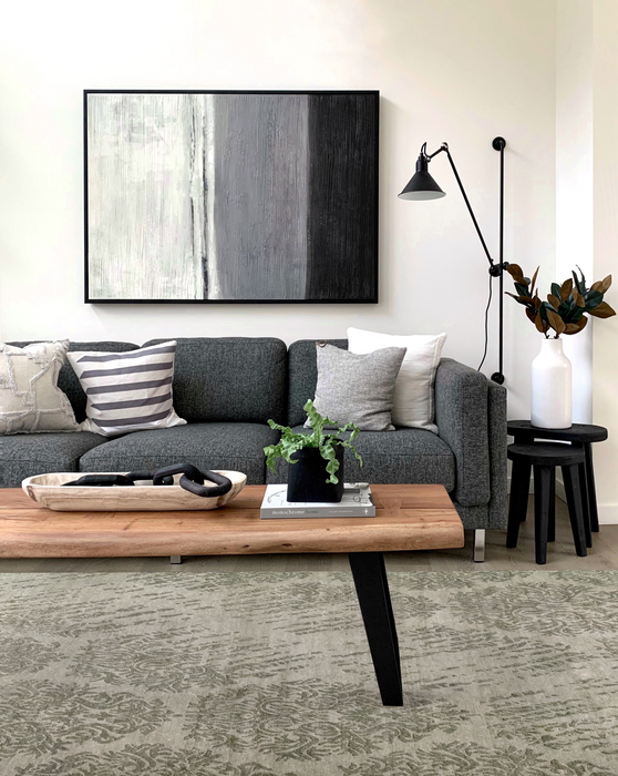 Winnow 5x7 Grey Bamboo Silk