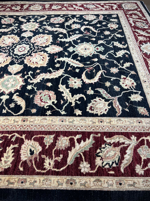 Royal Chobi 8x10 Red/Black/Gold Ghazni Wool