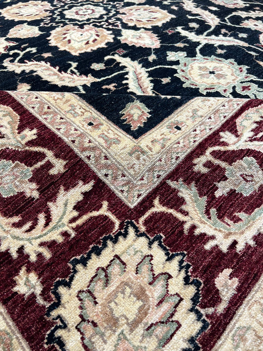 Royal Chobi 8x10 Red/Black/Gold Ghazni Wool