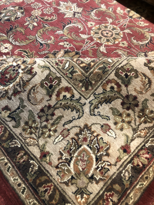 Premiere 8x10 Red/Beige Wool