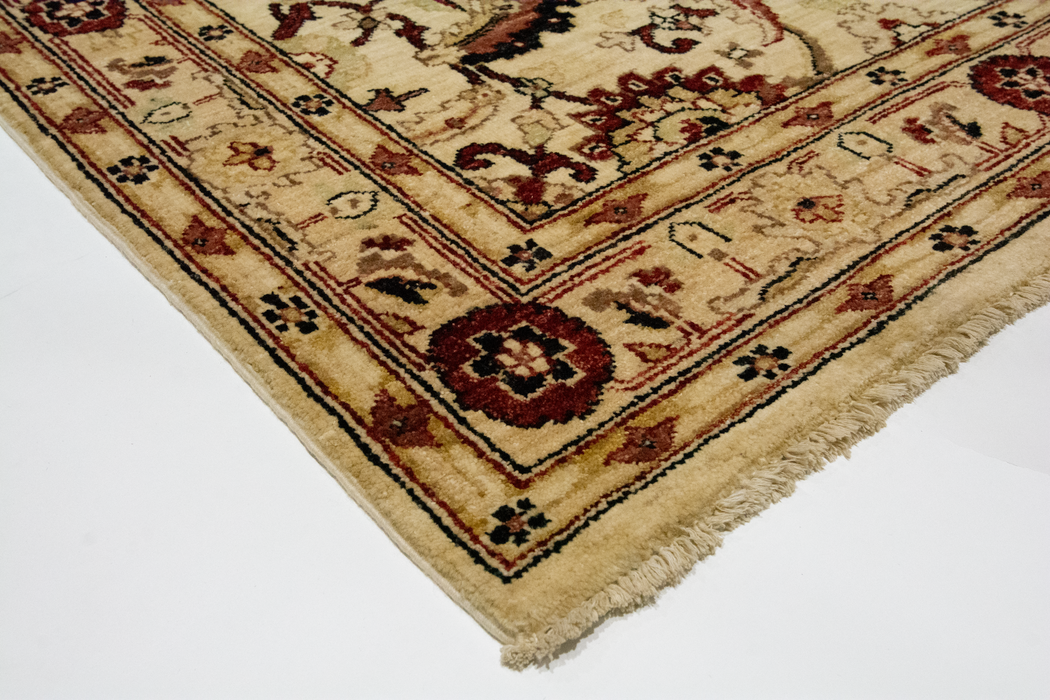 Chobi 4x6 Ivory/Red Ghazni Wool