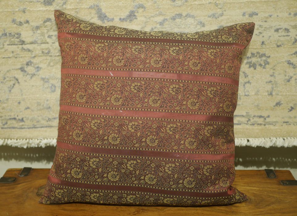 Burgundy Polyester Cushion