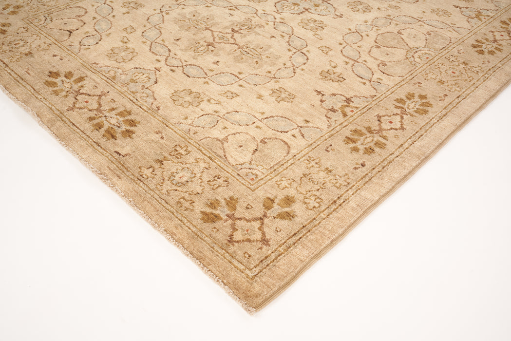 Chobi 4x6 Beige/Light Blue Wool