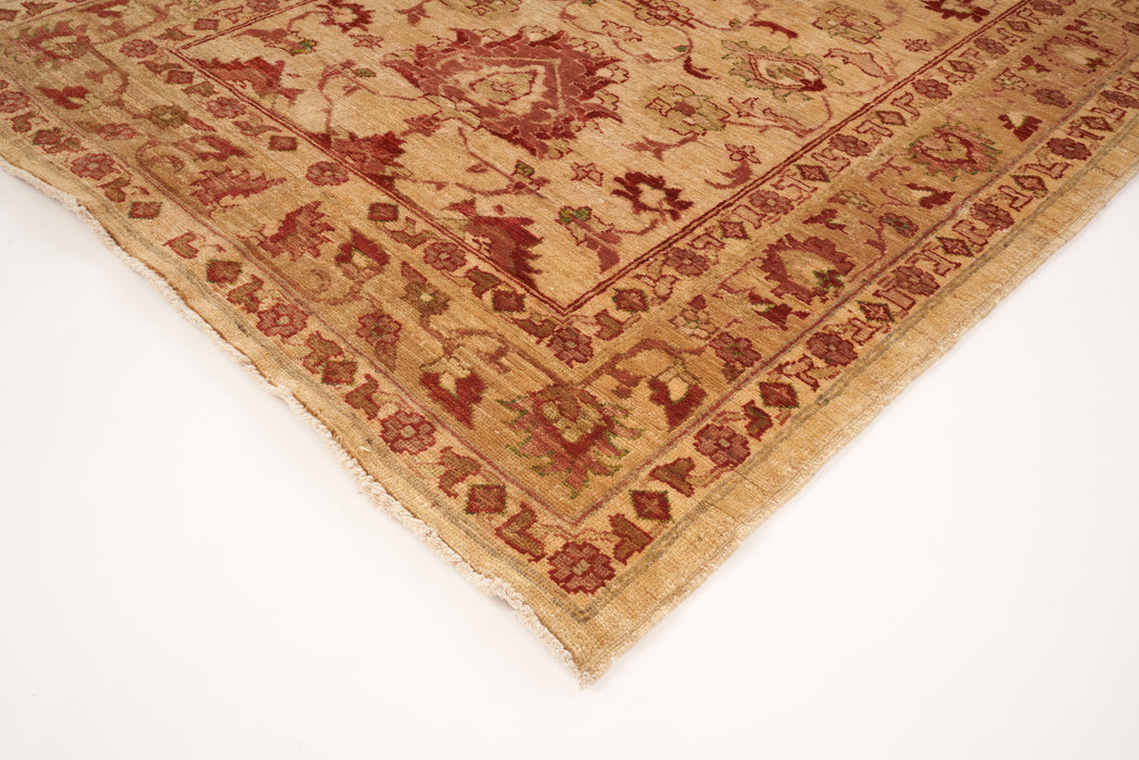 Chobi 4x6 Ivory/Red Wool