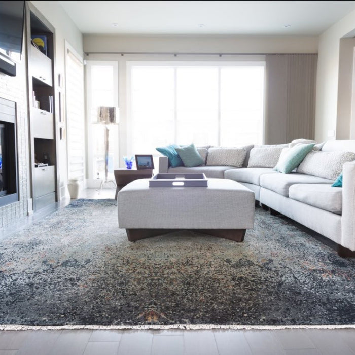 Create calm and cozy space with this rug