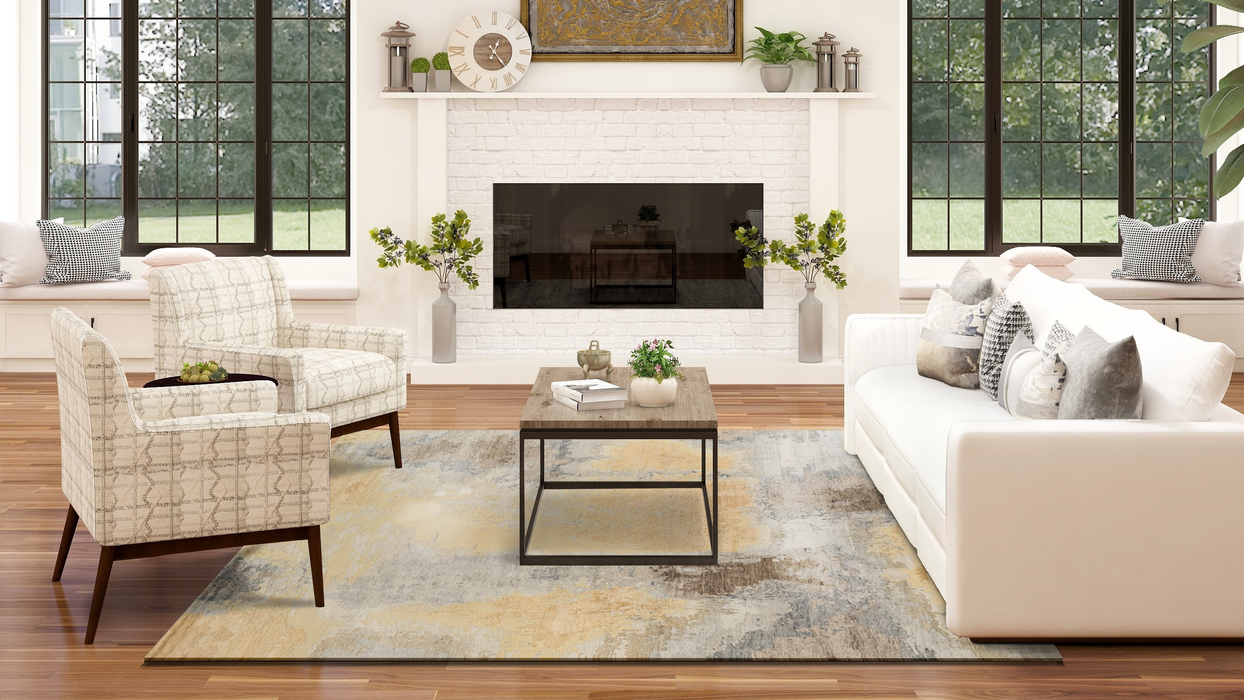 Atmosphere 8x10  Beige/Yellow/Ivory
