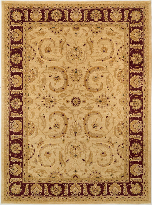 Chobi 10x14 Beige/Red Ghazni Wool