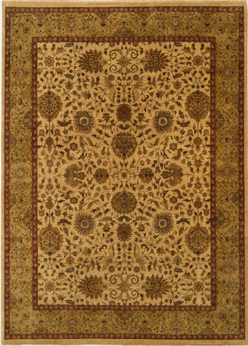 Elegance 10x14 Beige/Lt. Green Wool