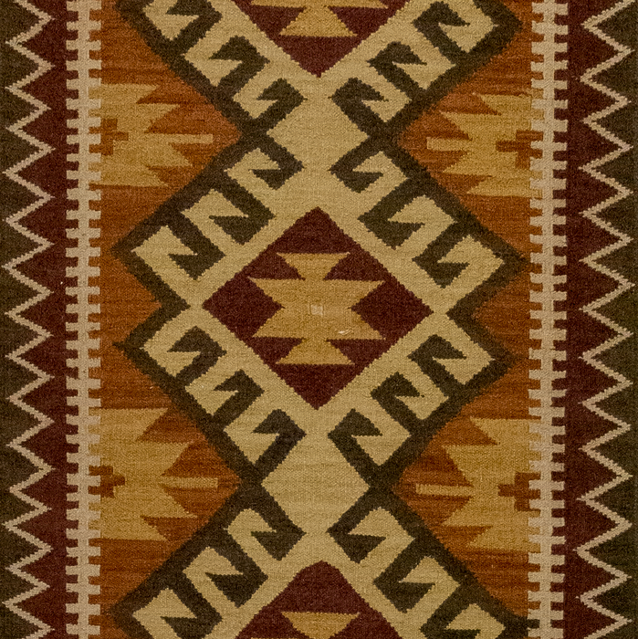 Dhurrie 2.05x12 Wool Runner