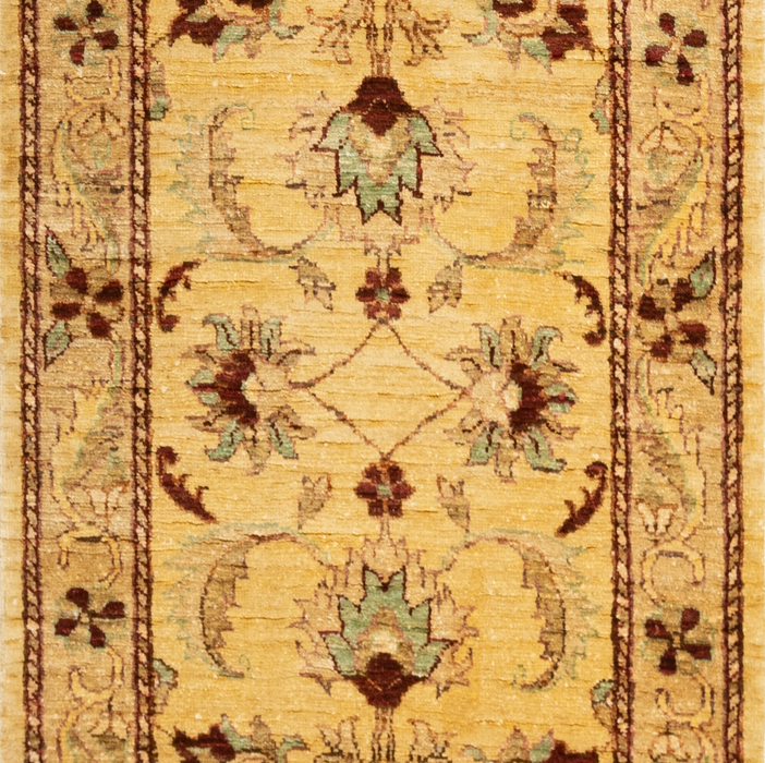 Chobi 2.5x10 Beige Ghazni Wool