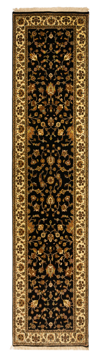 Indo Persian 2.05x12 Runner Cream/Black Wool