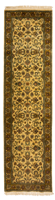 Antique Finish 2.05x10 Runner Gold/Cream Wool