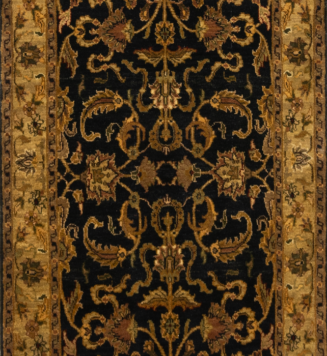 Antique Finish 2.05x12 Gold/Brown Wool