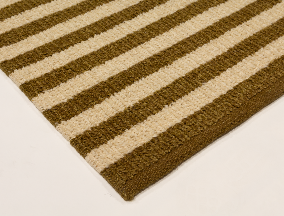 Dhurrie 2x3 Rust/Beige Wool B