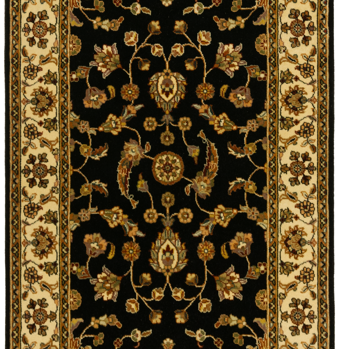 Indo Persian 2.05x8 Runner Cream/Black Wool