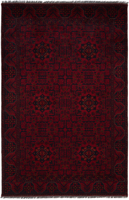 Khal Mohammadi 4x6 Wool Red/Black