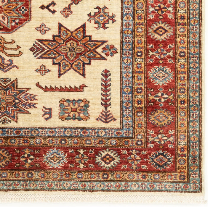 4x6 Super Kazak Red Ivory