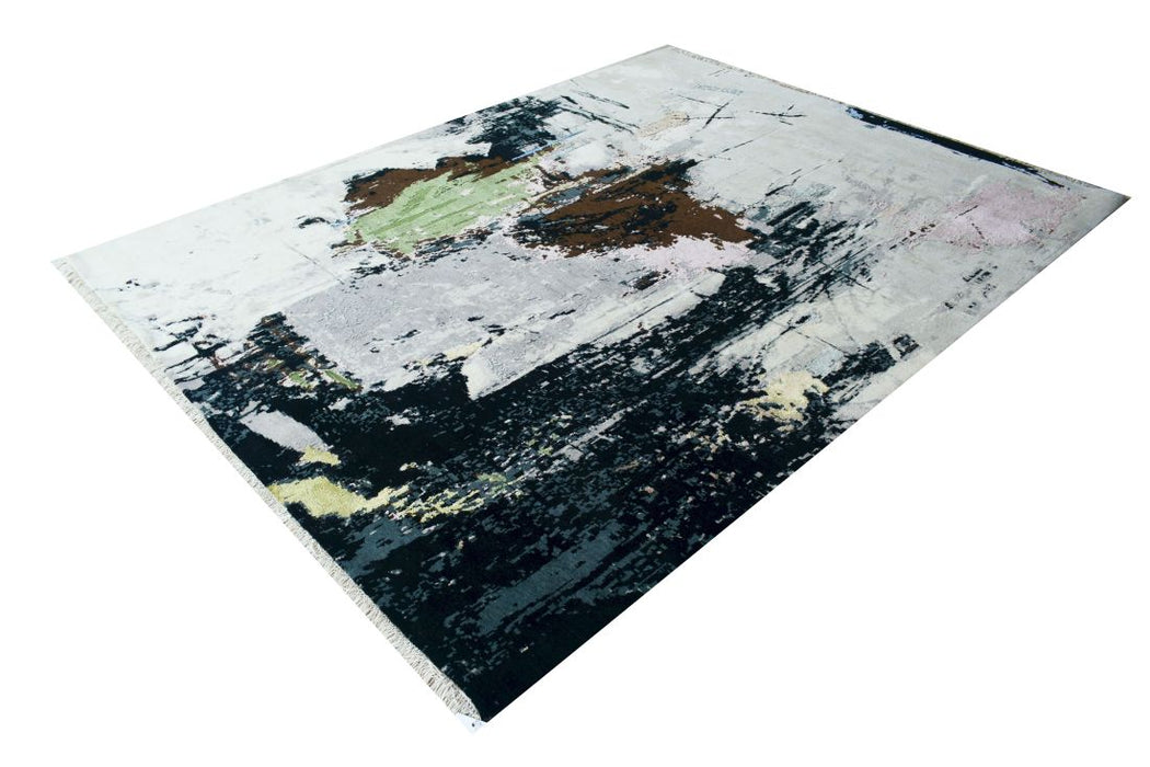 Chroma Charcoal/Green Wool and Silk