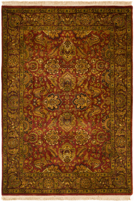 Indo Persian 3x5 Rust/Plum Wool