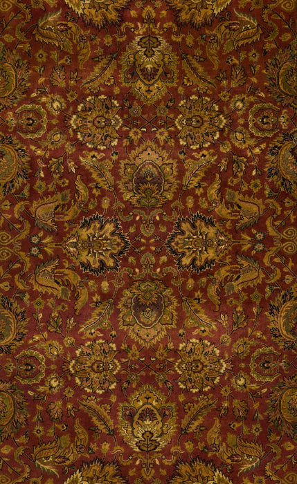 Indo Persian 5x7 Rust/Plum Wool