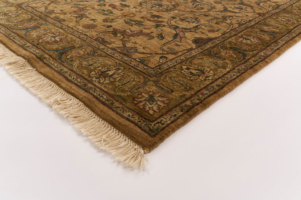 Antique Finish 5x7 Gold/Brown Wool.