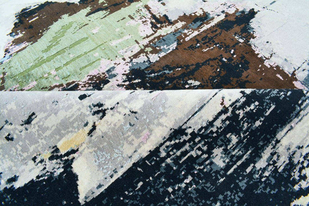 Chroma Charcoal/Green Wool and Silk