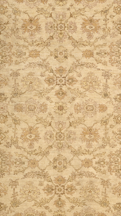 Chobi 6x9 Ivory Wool