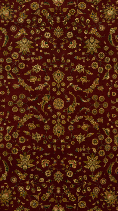 6x9 Indo Persian Rust/Beige Wool A