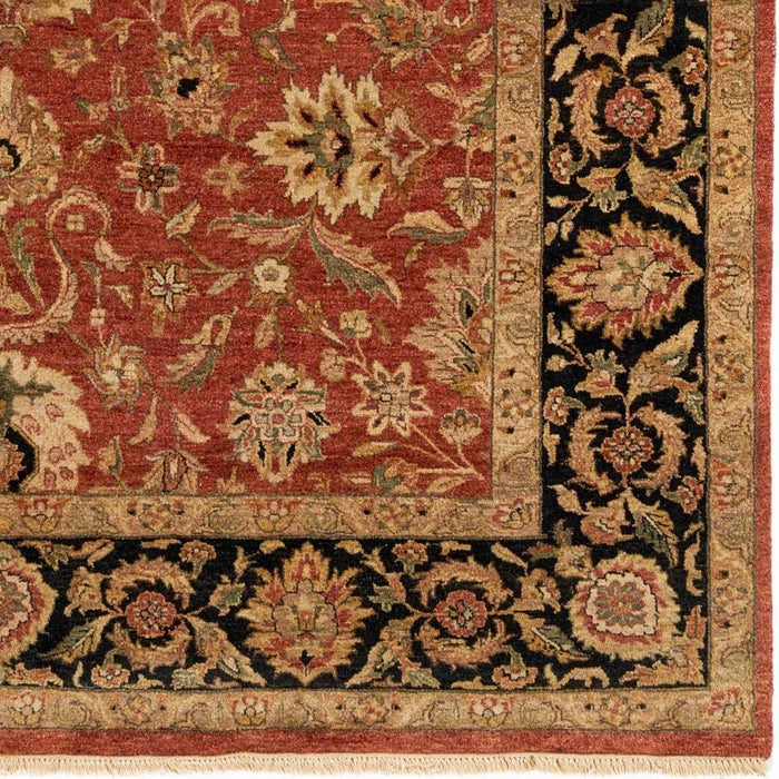 Indo Persian 6x9 Rust/Black Wool