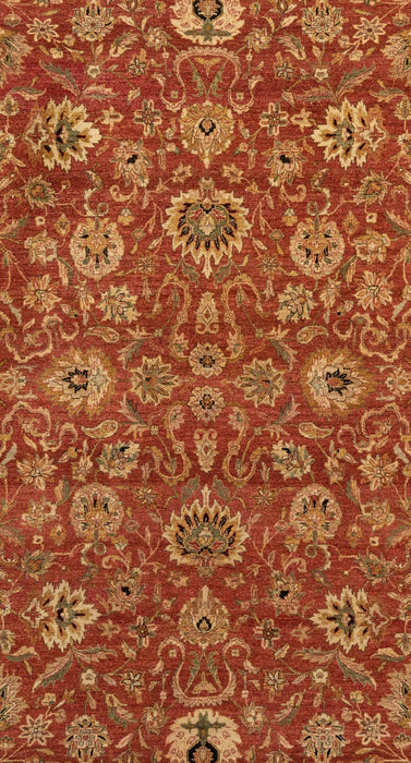 Indo Persian 6x9 Rust/Black Wool