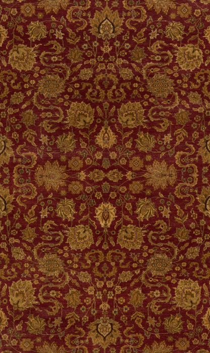 Elegance 6x9 Red/Gold Wool